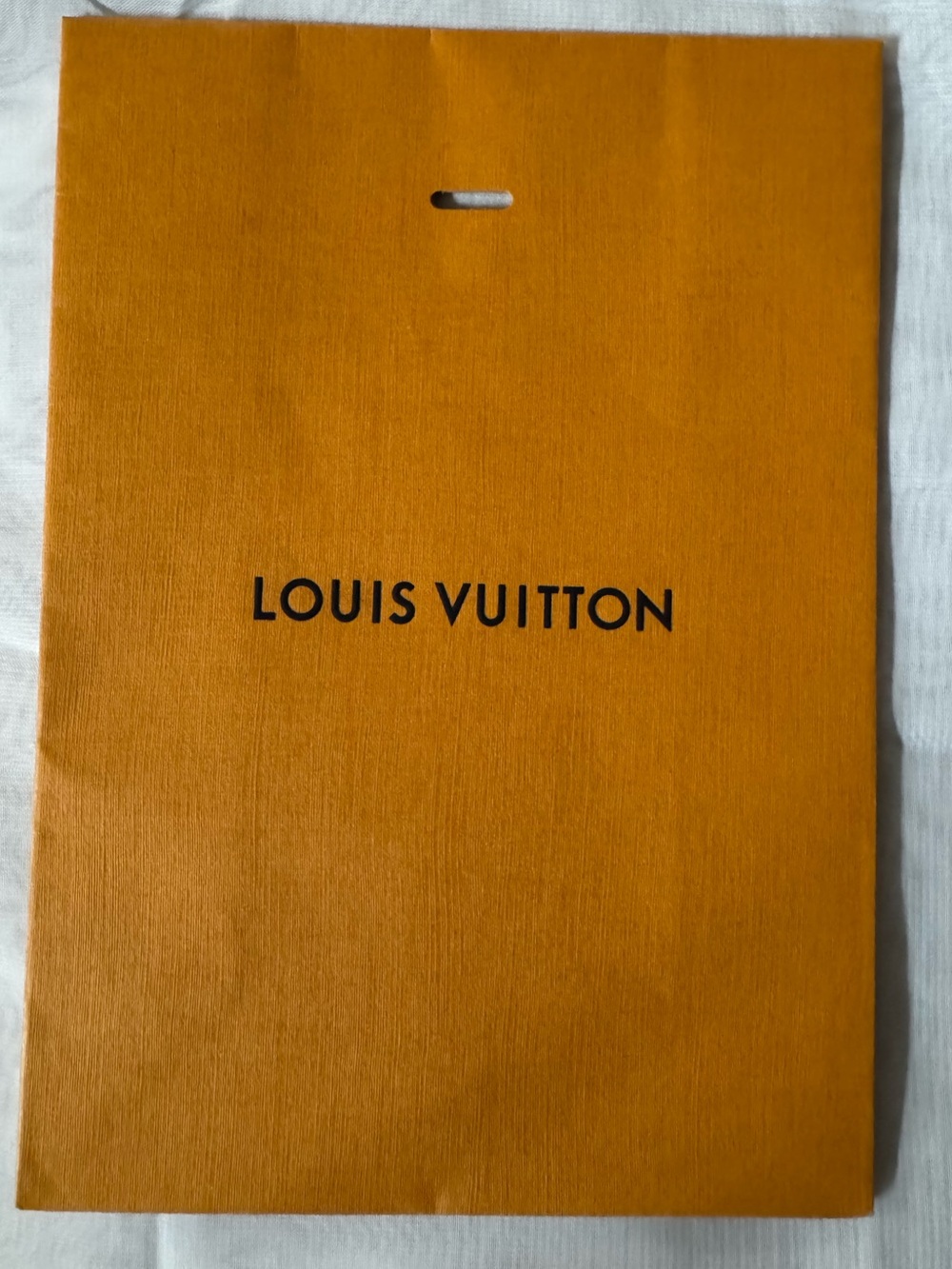 Louis Vuitton 💯% Authentic iconic paper envelope bag — Like New. Ideal for gifts